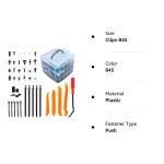 HTOMT 970PCS Bumper Retainer Clips Plastic Car Clips 31 Most Popular Sizes Rivets Push Pins Automotive Fasteners Fender Clips Door Panel Trim Clips Kit for Toyota GM Ford Honda Acura Chrysler - Image 9